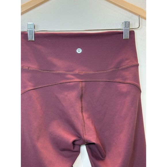 Lululemon Women's LW6AHJSZ Size 6 Purple In Movement Crop *Everlux 19" Leggings - Picture 6 of 12